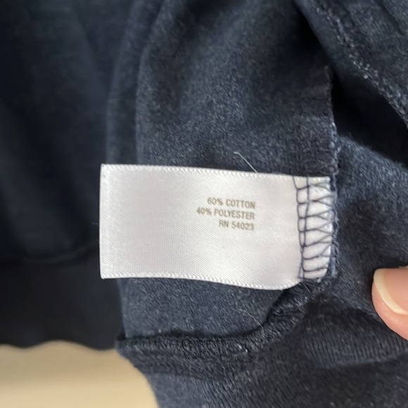 Old Navy jersey knit button down cardigan navy side pockets size small - Picture 8 of 16